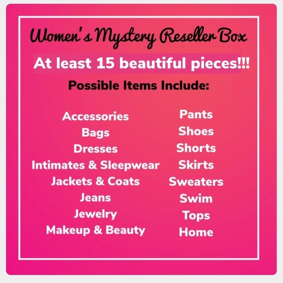 5 Star Rated Women's Reseller Mystery Box 15 Items - Picture 2 of 12